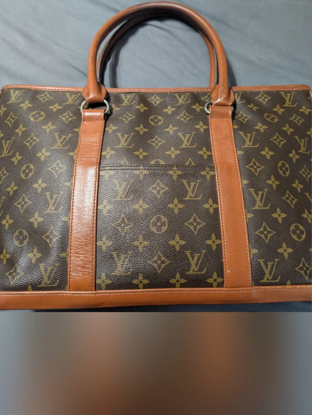 Louis Vuitton Sac Weekend PM Monogram Tote Bag Vintage Travel Shopper M42425